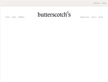 Tablet Screenshot of butterscotchs.com